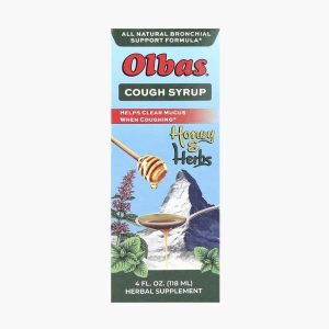 Olbas Cough Syrup Honey and Herbs — средство от кашля с медом, травами и эфирными маслами | 118 мл