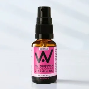 B12 Methylcobalamin 300–1200 мкг ліпосомальний спрей | Well Actually Liposomal Vitamin B12 Oral Spray | 180 sprays