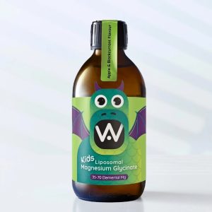 Дитячий магній – ліпосомальна формула з яблуком та чорною смородиною | Well Actually Kids Liposomal Magnesium Glycinate | 250 мл