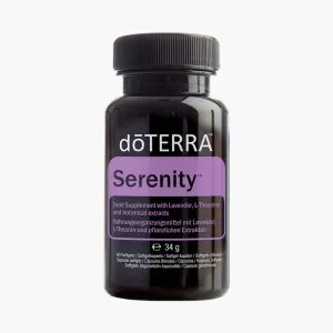 Serenity Softgels – натуральные растительные капсулы для вечернего расслабления и комфортного отдыха | doTERRA | 60 капсул